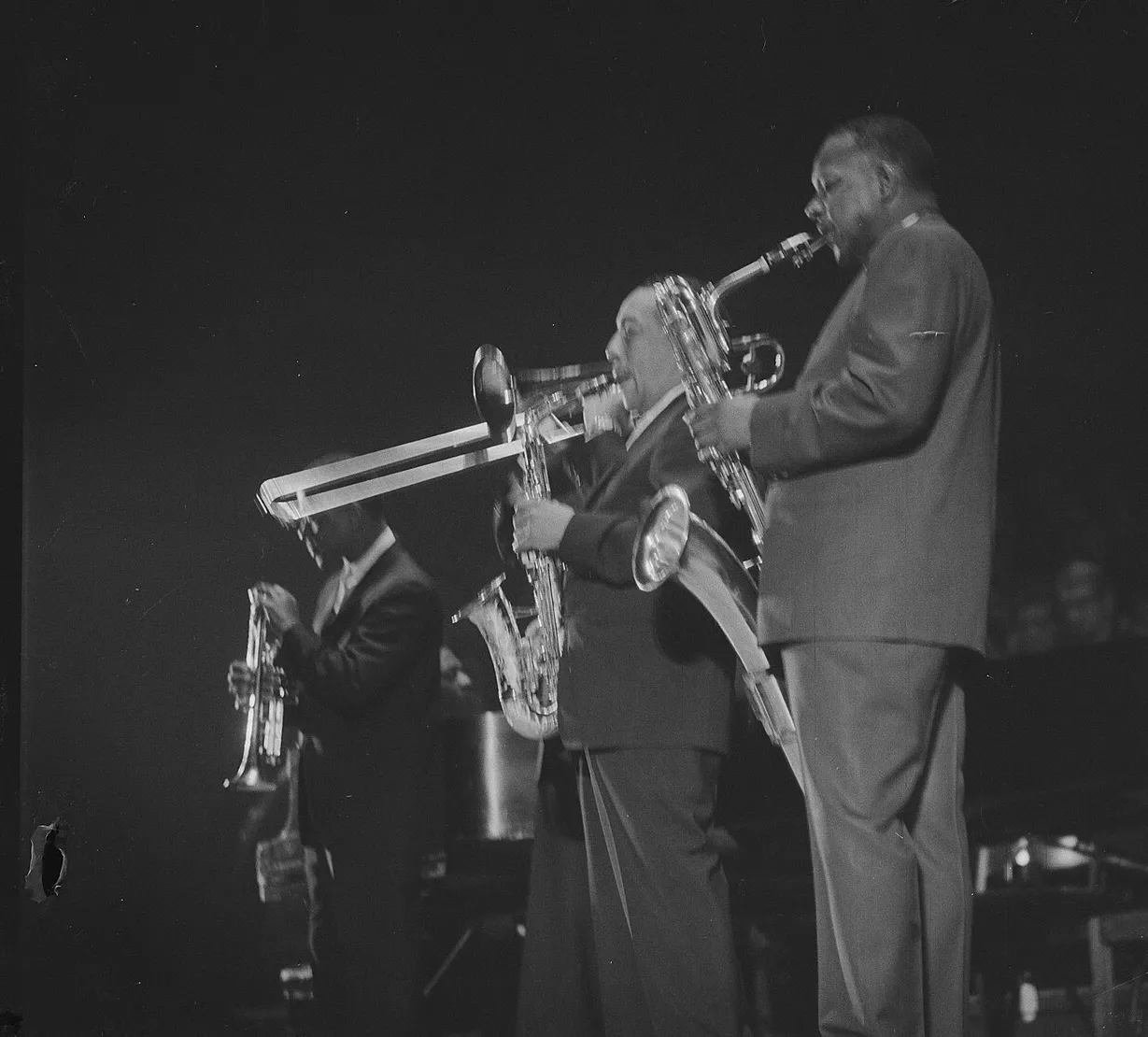 In concert at the Concertgebouw, Amsterdam, March 1961. Nationaal Archief